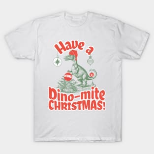 Christmas Dinosaur T-Shirt